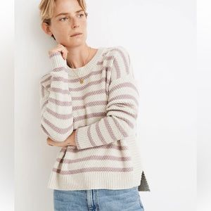 Madewell striped Pickford pullover sweater sz 1x